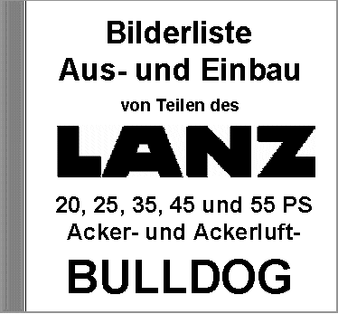 Cover Aus- und Einbau von TEilen des LANZ BULLDOG